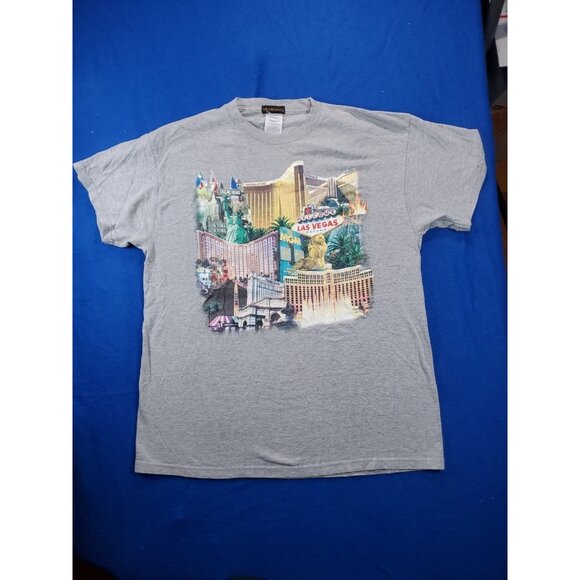 Vintage MGM MIRAGE Las Vegas Gray T-Shirt Men's Size XL - Picture 2 of 15